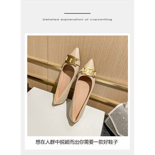 💖FULLBOX 💖 Giày bệt mũi nhọn xích đá