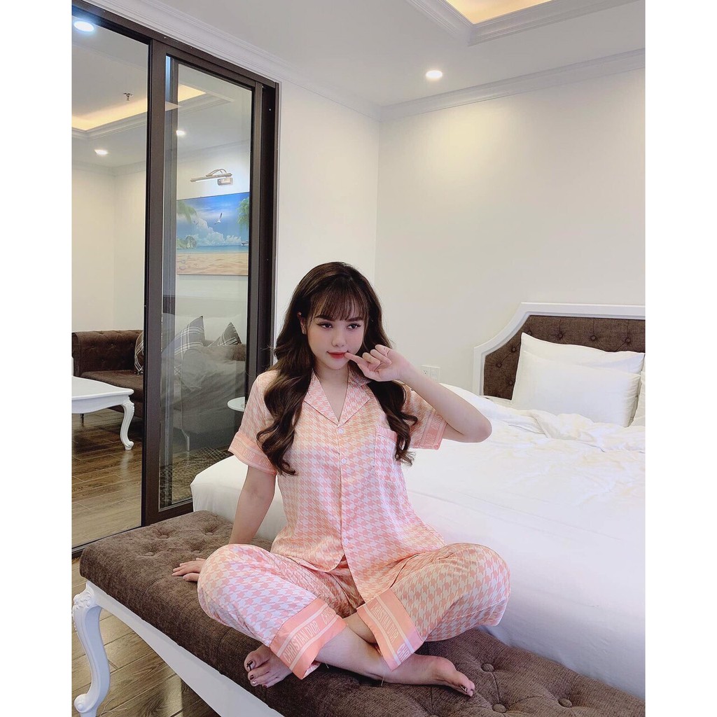Set Đồ Bộ Pizama Nữ - Bộ Pijama Mặc Nhà HotGirl Siêu Sang Form Đẹp Chuẩn Shop - Kèm Hình Thật TN | BigBuy360 - bigbuy360.vn