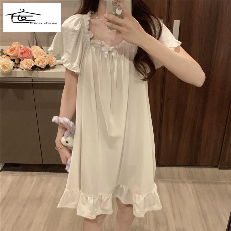 Đầm Ngủ Kiểu Công Chúa Thời Trang Mùa Hè Dễ Thương Cho Nữ