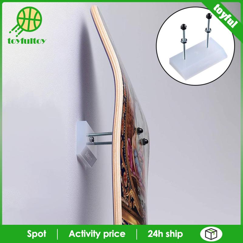 Móc Treo Ván Trượt Gắn Tường Trong Suốt Tiện Dụng