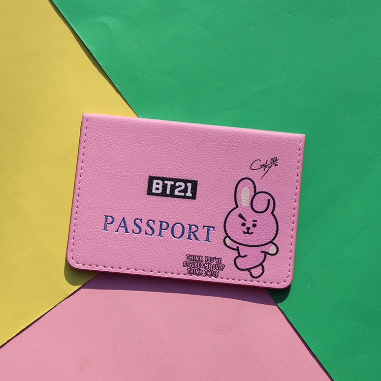 Bao Da Pu Đựng Hộ Chiếu Cho Fan Của Bts Bt21 | WebRaoVat - webraovat.net.vn