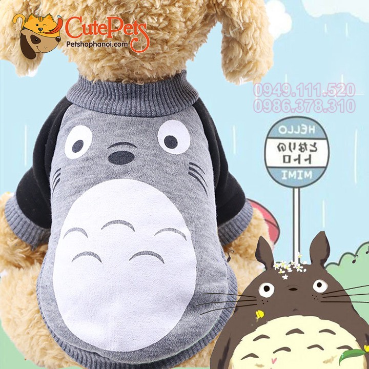 Áo cho chó, Áo cho mèo chất nỉ hình cute - Phụ kiện thú cưng Hà Nội