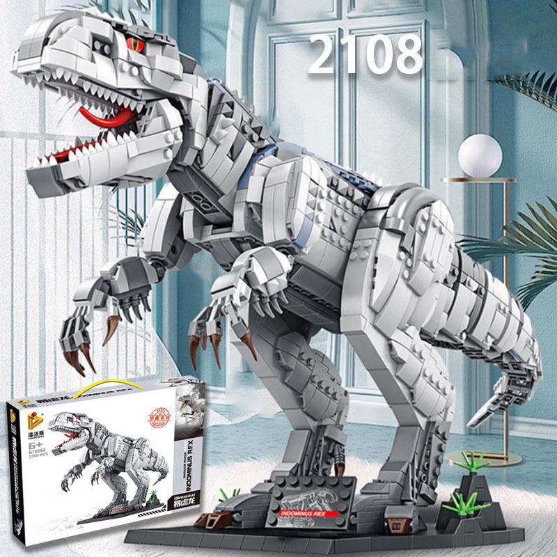 Đồ Chơi Lắp Ráp Xếp Hình Khủng Long Bạo Chúa Forest Tyrannosaurus Rex Panlos No.11001 / 611002 Với 1813 PCS