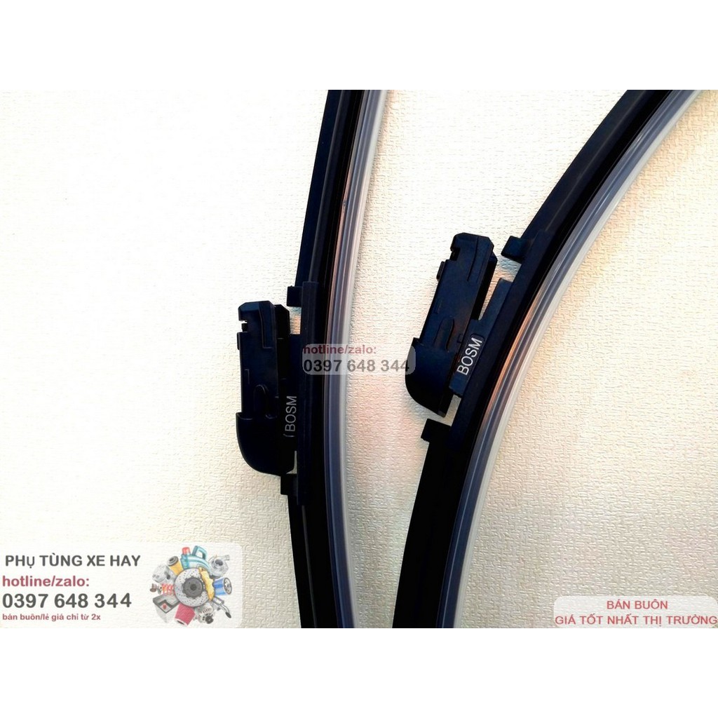 02 Gạt mưa 🌕 silicon 🌕 Ford Ranger ' XLS ' XLT ' Wildtrak ' Raptor  từ 2013 - nay, Everest 2016  nay- Hãng BOSM  DOLY