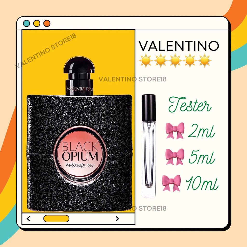 -Valentino- Nước hoa dùng thử YSL Black Opium EDP 10ml