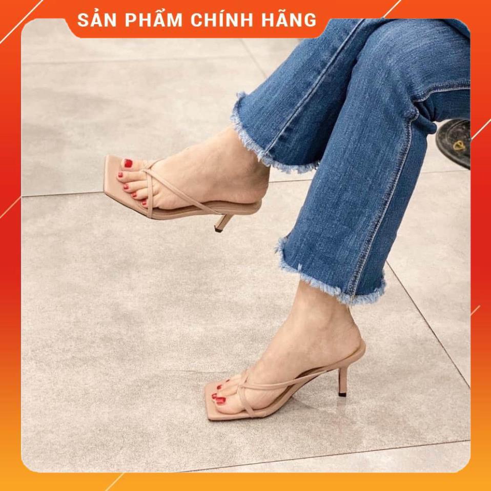 Guốc Sandal Sỏ Ngón Gót Nhọn 7P Mã N11