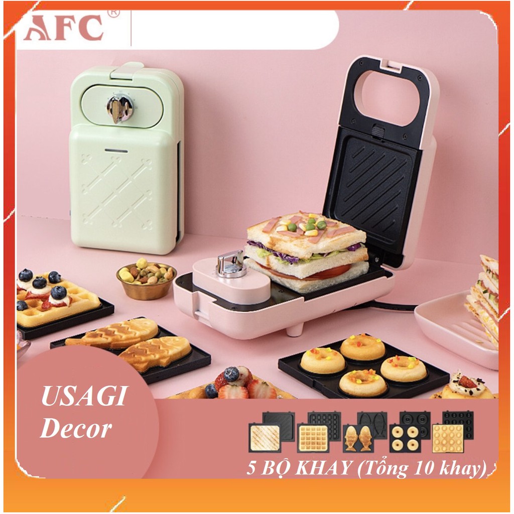 Máy Làm Bánh Đa Năng AFC - YG 1088  Nướng Bánh Mì Sandwich, Bánh cá.... Vô Cùng Tiện Lợi Dễ Dàng