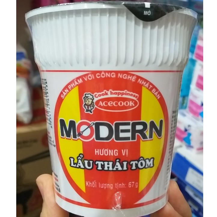 Mì ly Modern hương vị lẩu thái tôm 65g