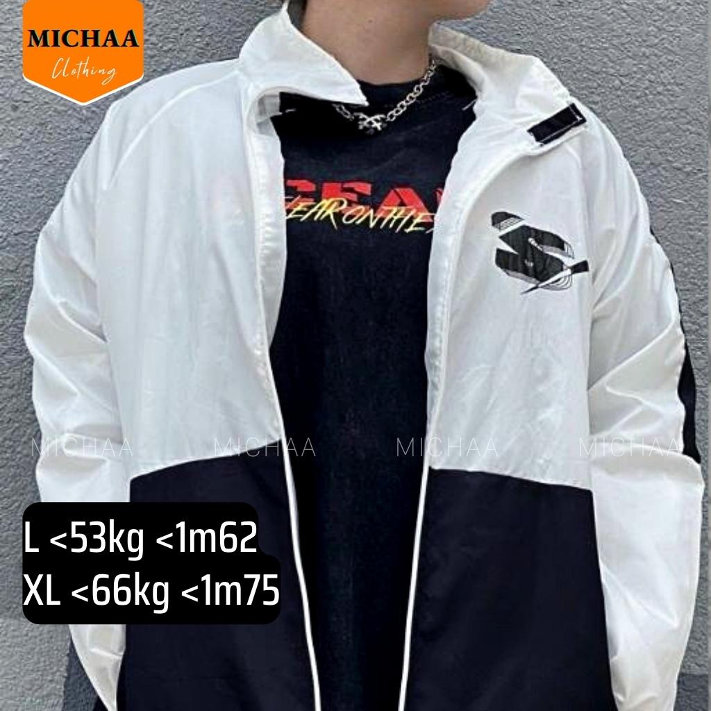 Áo Khoác Bomber Dù SWEEDER Nam Nữ Ulzzang Unisex Kiểu Form Rộng 2 Lớp Jacket - MICHAA