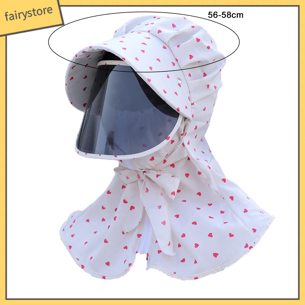 Mũ Cotton Che Cổ Chống Nắng Thời Trang Cho Nữ