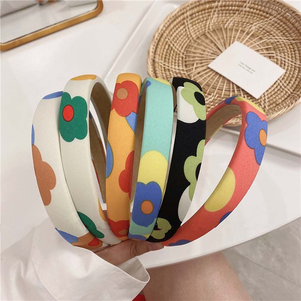 Băng Đô Cài Tóc Hình Hoa Màu Kẹo Phong Cách Hàn Quốc Dễ Thương Cho Nữ