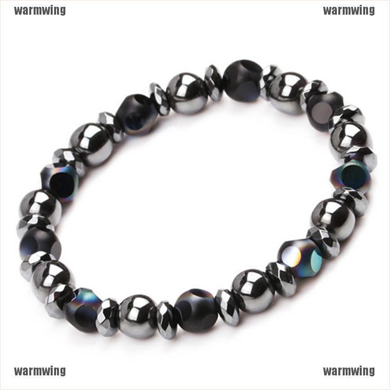 Vòng Tay Chuỗi Hạt Đá Hematite Liệu Pháp Từ Tính