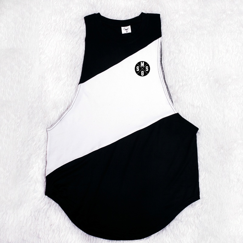 Áo Thun Không Tay Cổ Tròn In Chữ Cơ Bắp Hàng Mới Dành Cho Nam Tập Gym