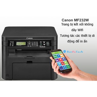 Máy in Canon MF232W in / Scan / Copy / Wifi