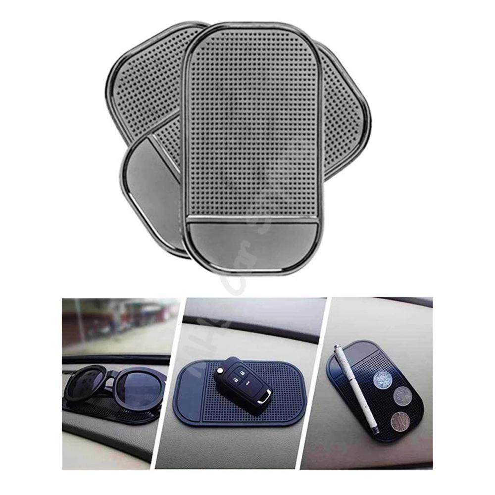 Thảm Chống Trượt Bằng Silica Gel Màu Đen Cho Điện Thoại GPS Trên Xe Hơi