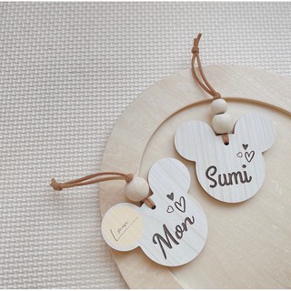 bảng tên gỗ mickey cho bé,by lmin