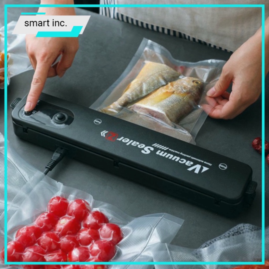 Máy Hút Chân Không Dán Hàn Miệng Túi Nhựa Bảo Quản Thực Phẩm Vacuum Sealer