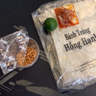 Bánh Tráng Chấm Tắc Satế Ớt Siêu Cay