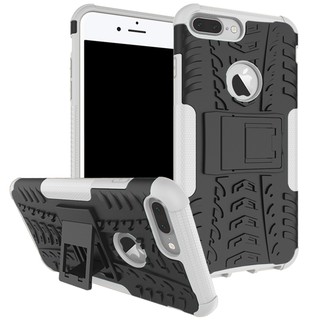 Ốp Điện Thoại TPU + PC Kiểu Áo Giáp Gồ Ghề Gắn Giá Đỡ Cho Iphone 7 Plus / 8 Plus