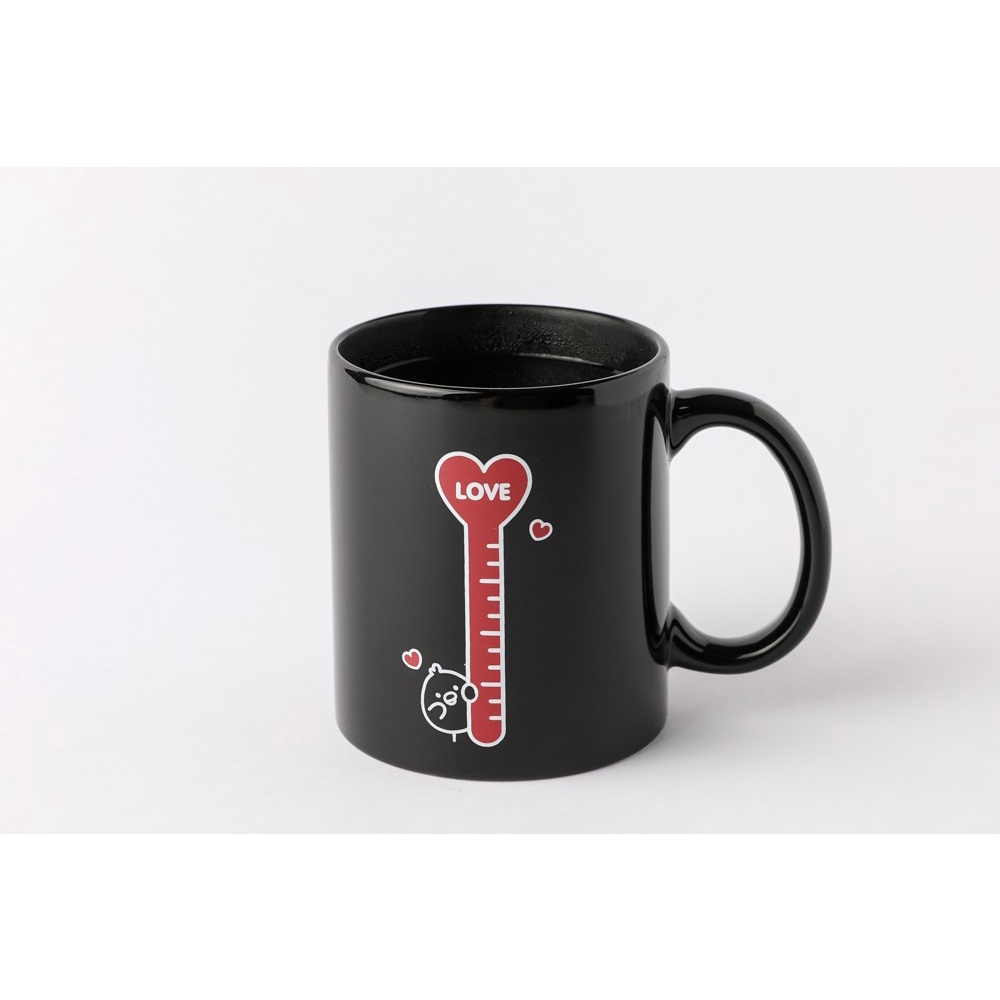 Cốc Mug Đo Độ Ấm ARTBOX Hàn Quốc Màu Đen In Hình Iren