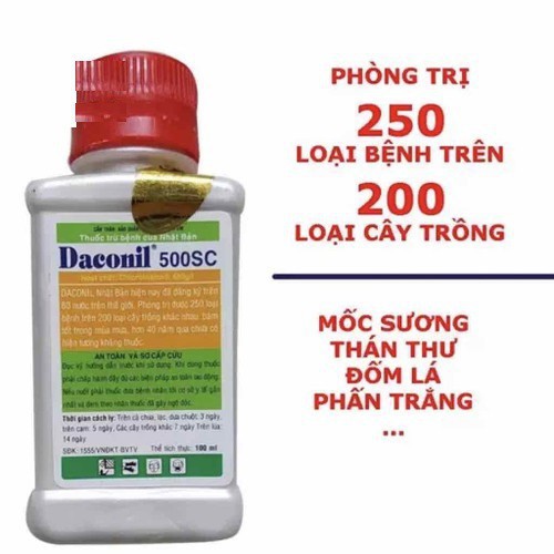 DACONIL 500SC chai 100ml - Thuốc trị nhiều loại bệnh trên cây trồng4732