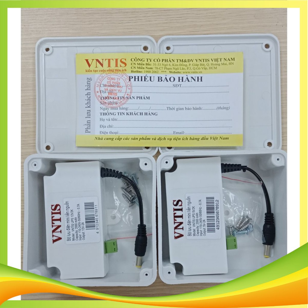 UPS mini liền nguồn chính hãng|UPS cho camera|bộ lưu điện camera