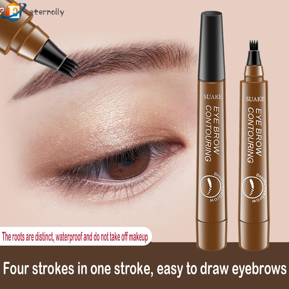 Bút kẻ lông mày SUAKE đầu 4 chấu chống nước chống mồ hôi
 | BigBuy360 - bigbuy360.vn