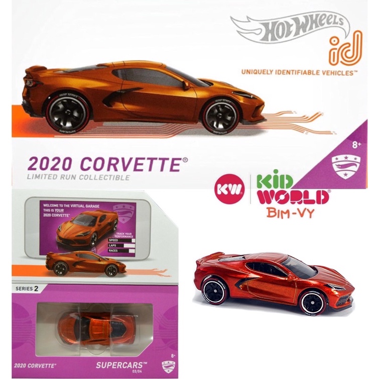 Xe mô hình Hot Wheels ID Series 2 2020 Corvette HBG10.