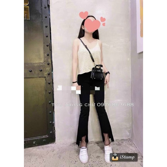 Quần jeans Loe pha ren