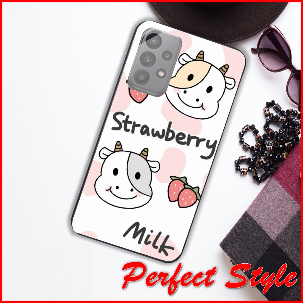 Ốp lưng phủ bóng bò sữa Samsung galaxy A24 A34 A54 A14 A04e A04 A04s A03 A13 A23 A33 A53 A73 M33 M53 M52