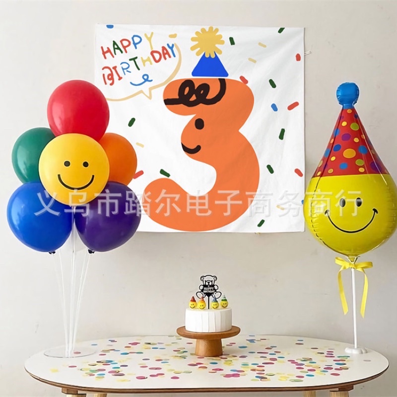 Phông Nền In Số Tuổi Trang Trí Sinh Nhật - Yori Party