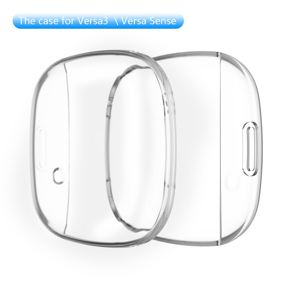 BUMPER Ốp Silicone Trong Suốt Bảo Vệ Mặt Đồng Hồ Thông Minh  Versa 3