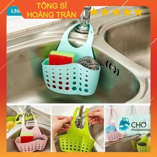Giỏ treo vòi đựng giẻ rửa bát silicon