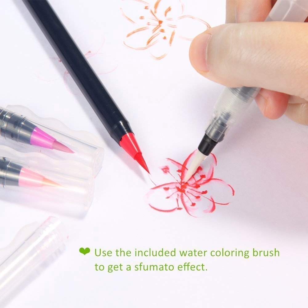 20 Bút Lông Màu Nước Chất Lượng Cao