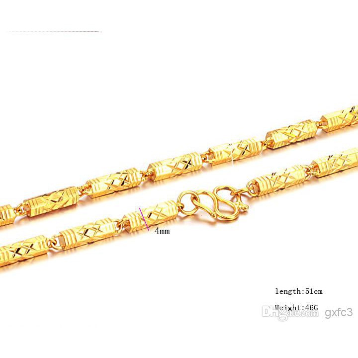 Dây Chuyền Nam Nữ Mạ Vàng 18k Cao Cấp Dây Được Thiết Kế Sang Trọng - ITALY