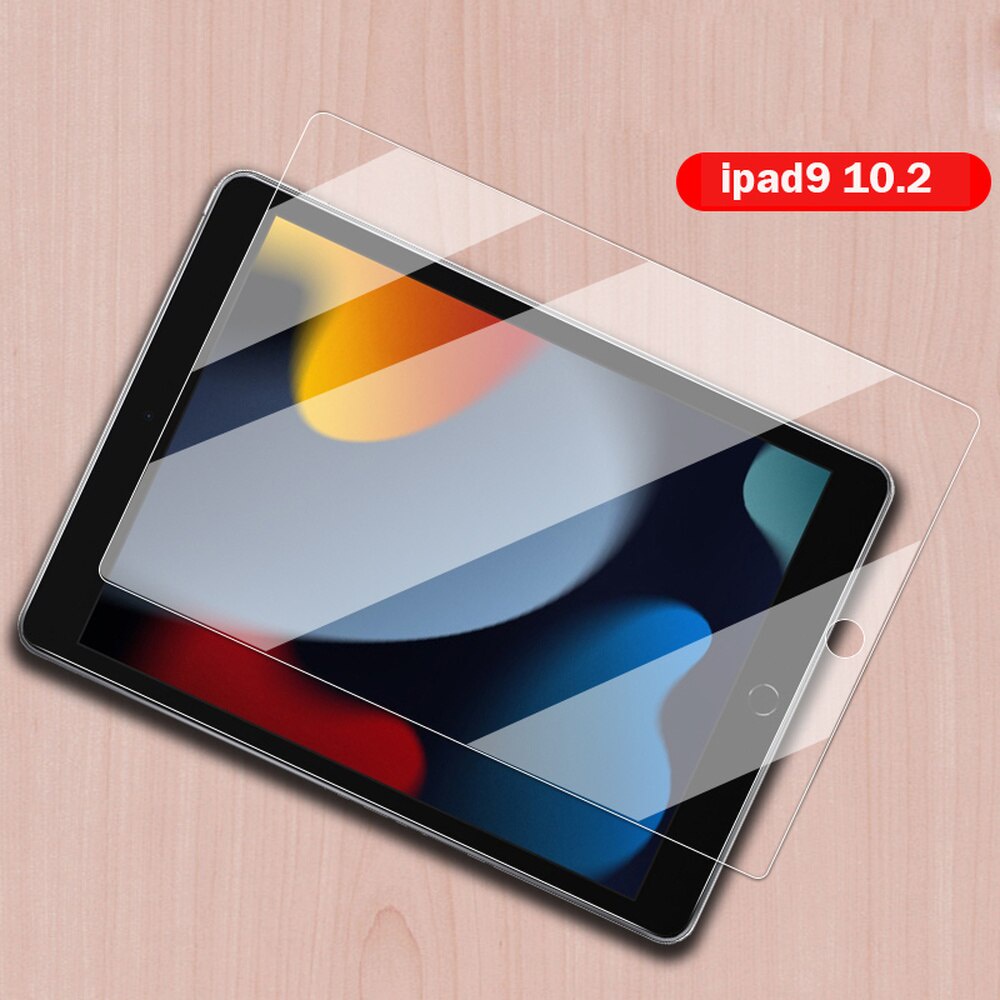 Kính Cường Lực 9H Trong Suốt Bảo Vệ Màn Hình Chống Trầy Cho IPad 9th 8th 7th Gen 10.2 Inch 2021 2020 2019