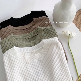 Áo len cộc tay len thỏ mềm mại