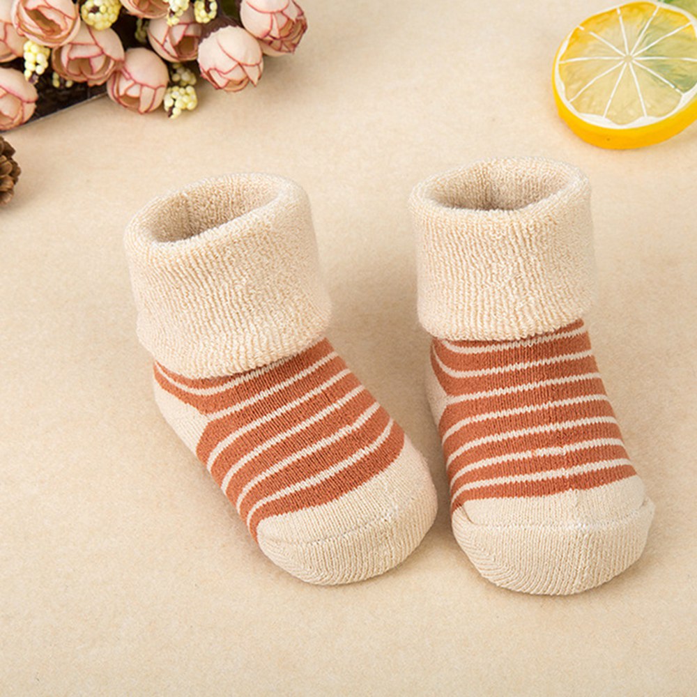 0-3Yrs Winter Soft Cotton Baby Socks Warm Unisex Girl Boy Socks Thick Kids Footwear