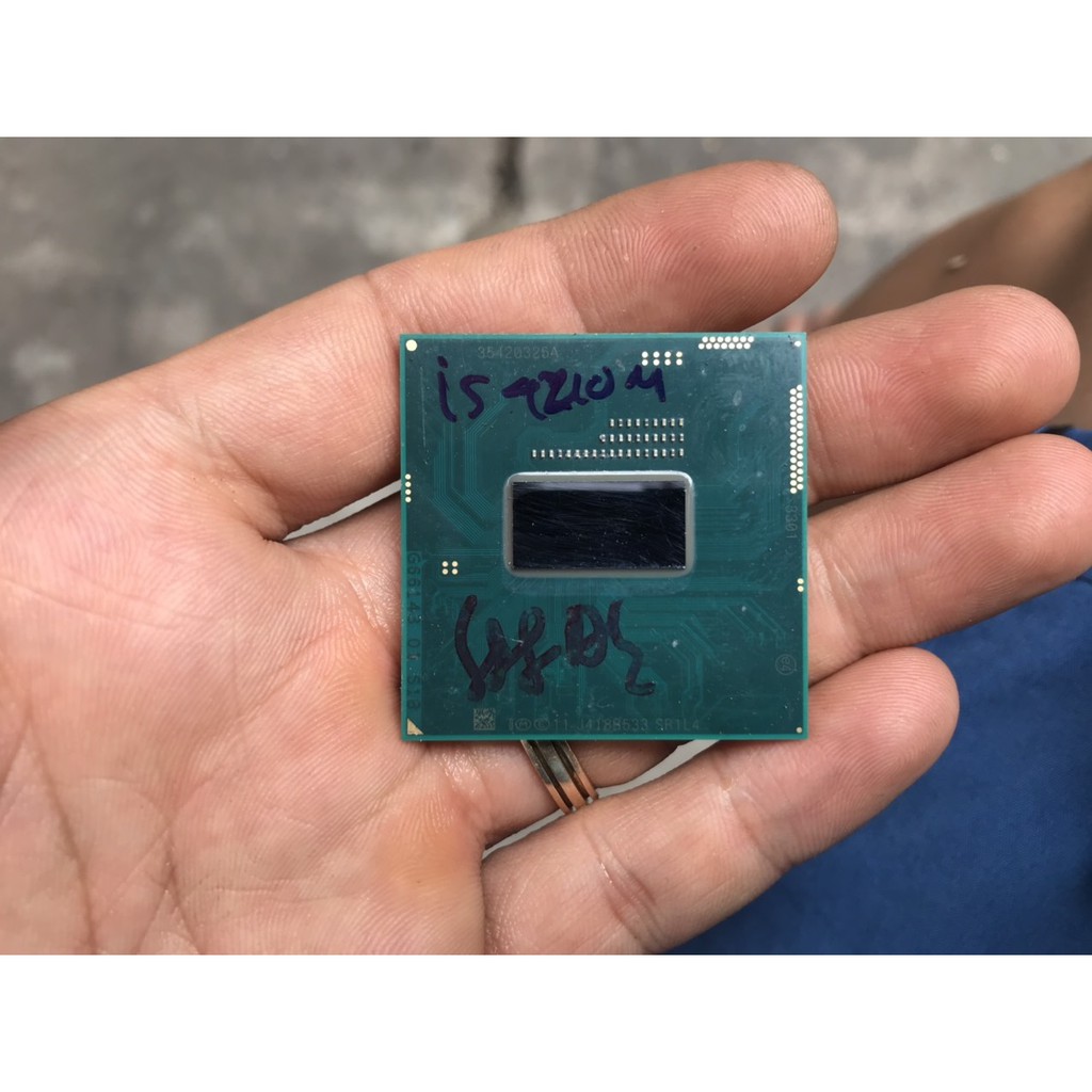 [Mã 88ELSALE hoàn 7% đơn 300K] tặng keo- bộ vi xử lý CPU Intel Core i5 4210M socket 946 máy tính laptop Haswell SR1L4 | BigBuy360 - bigbuy360.vn