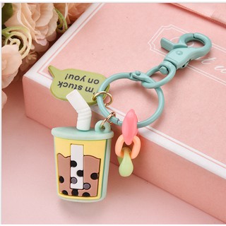 Móc khóa Trà Sữa 3D