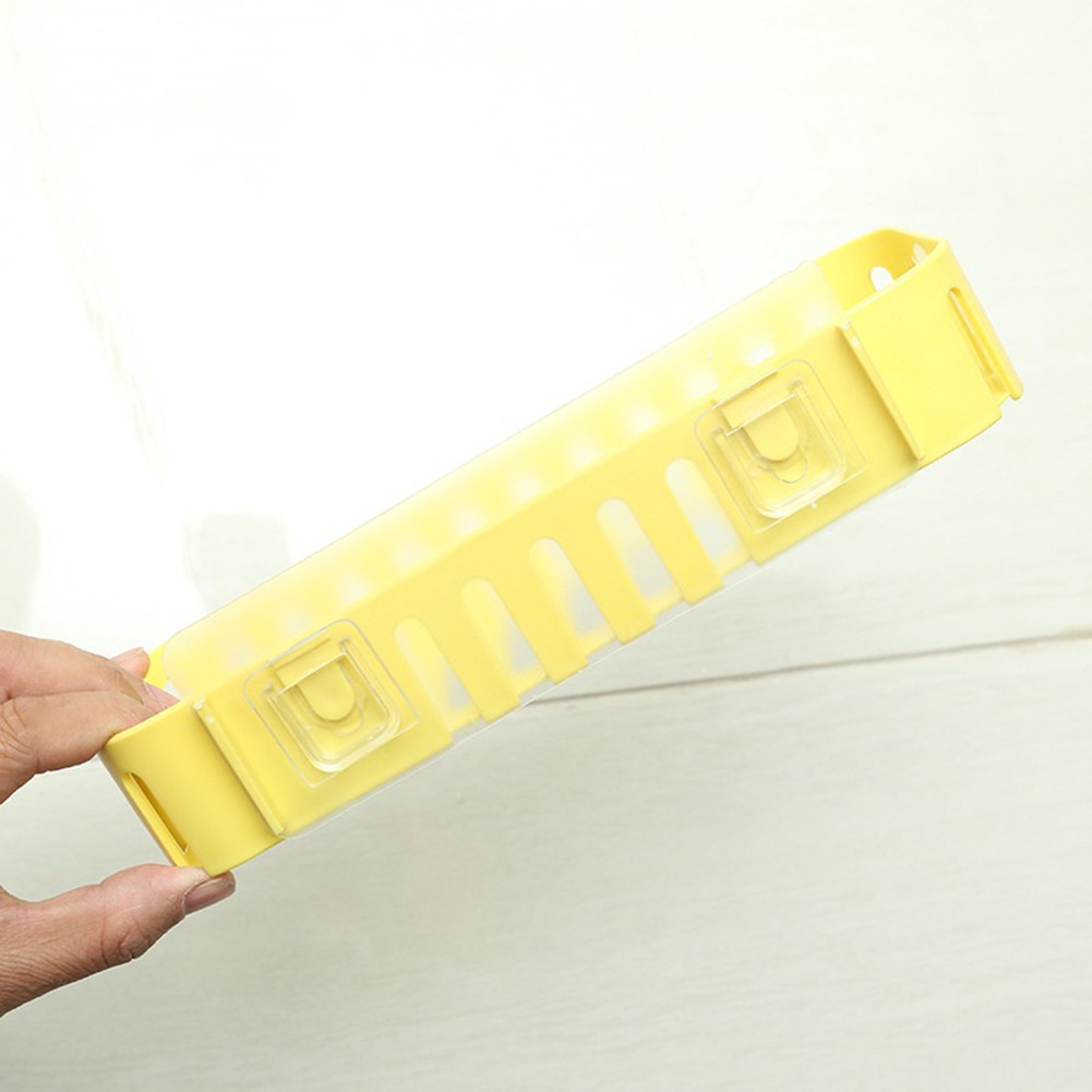 Khay để đồ treo tường đa năng bằng nhựa kích thước 26cm x 11cm x 4.5cm tiện dụng | BigBuy360 - bigbuy360.vn