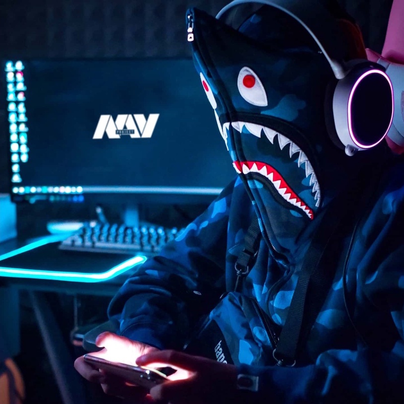 Áo khoác Bape Shark 6 màu Camo, Jacket Bape Hoodiefullzip, Họa tiết thêu, Chất liệu Cotton nỉ chân cua DuSo