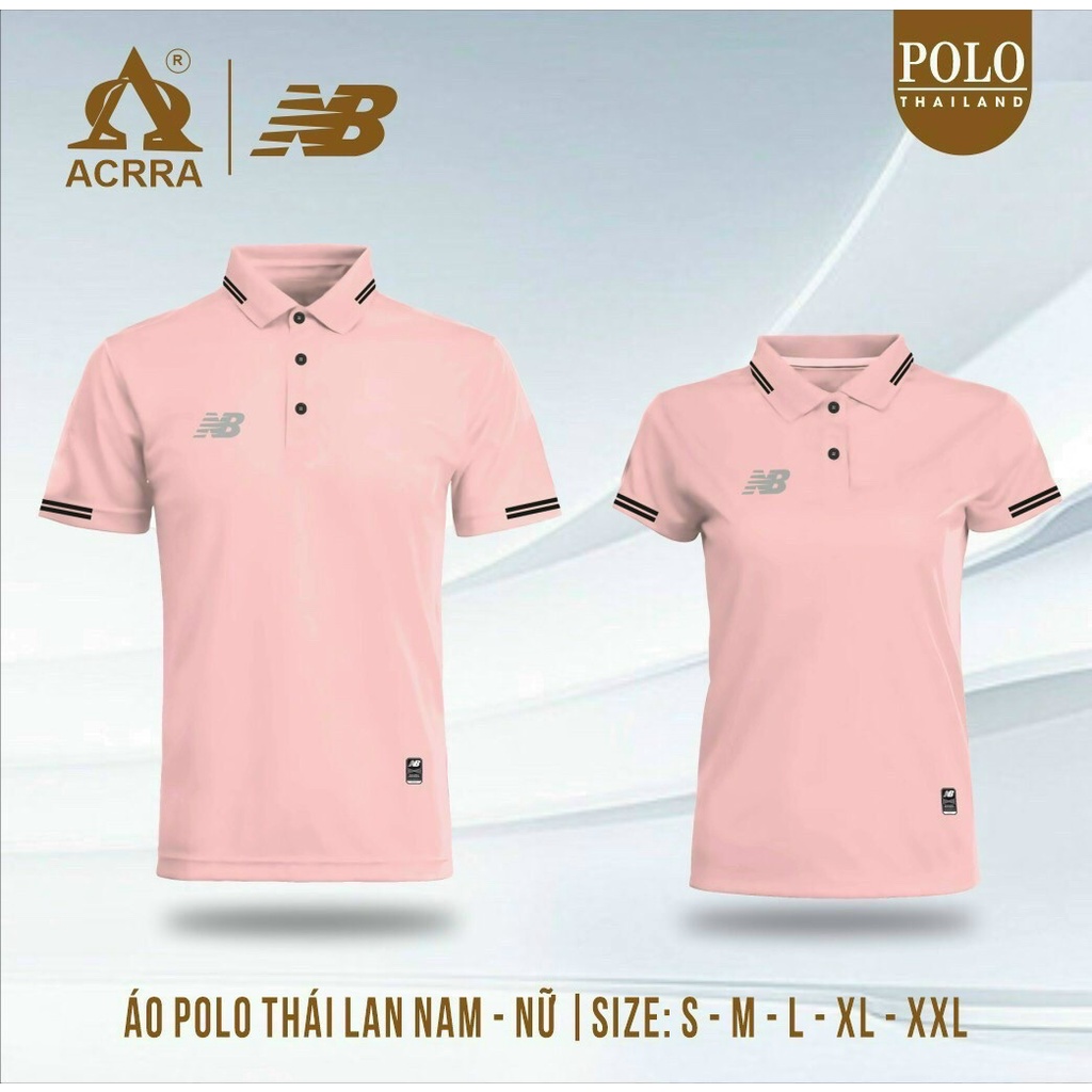 [Nhận in theo yêu cầu] Áo Polo NB thời trang acrra làm đồng phục áo team, áo lớp, công ty
