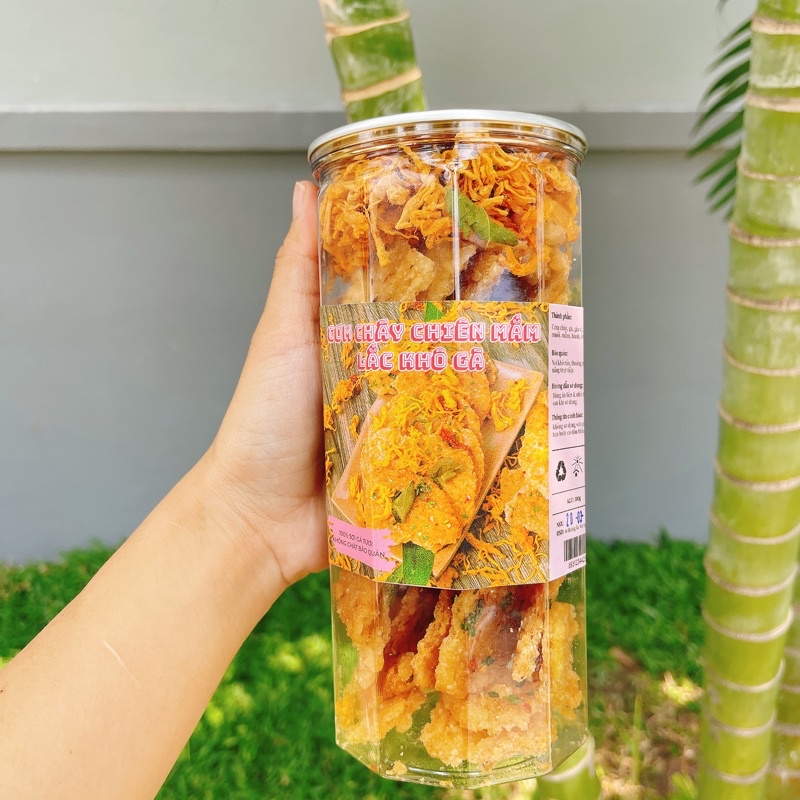 Cơm Cháy Chiên Giòn Mắm Lắc Khô Gà 500gr