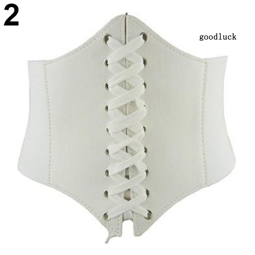 Đai Nịt Bụng Da Giả Phối Dây Đan Chéo | BigBuy360 - bigbuy360.vn