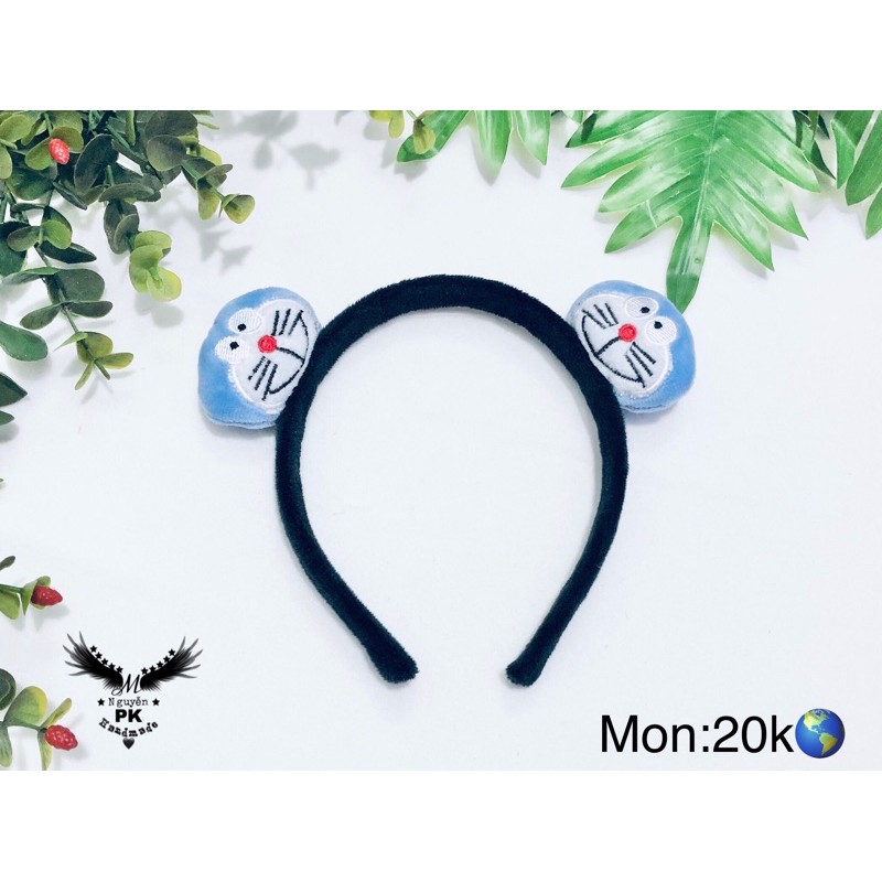 Băng đô cài tóc hình doraemon
