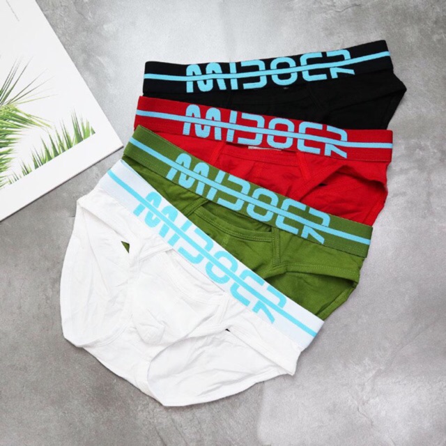 Quần lót nam, quần tam giác khoét trước và sau thun cotton