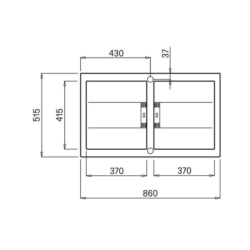 [FREESHIP HCM] Chậu Rửa Chén Malloca SMART K450 - Màu xám - Phủ nano kháng khuẩn