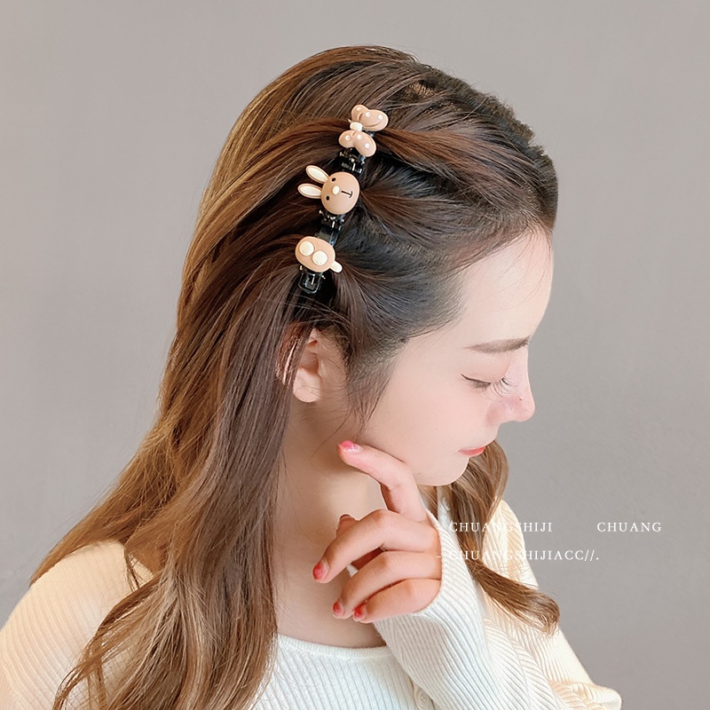 Kẹp Tóc Hình Gấu Cà Phê Dễ Thương Phong Cách Hàn Quốc Cho Bé Gái