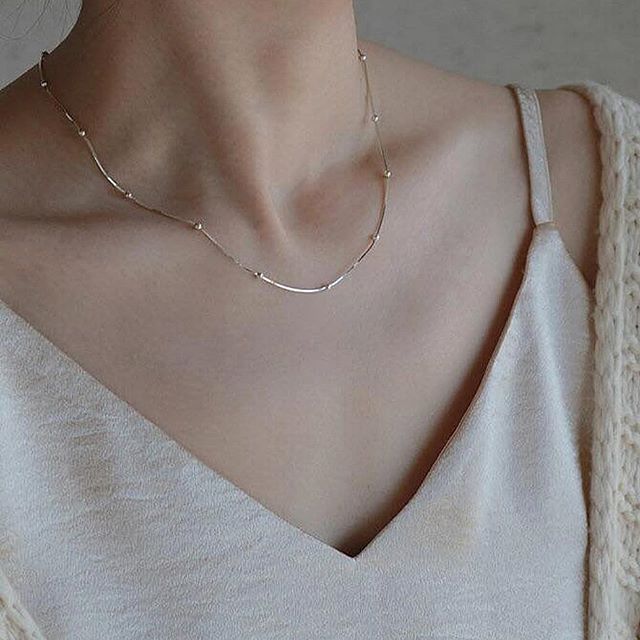 [C30602]Dây chuyền kết hợp hạt bi